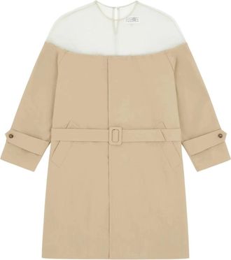 Maison Margiela Midi Kleedjes - Dames - Casual kleedjes - Beige - S - Kleedjes