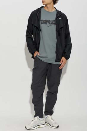 Nike T-shirt With Logo, Mens, Grey