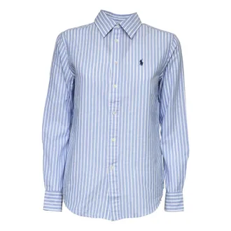 Polo Ralph Lauren Shirts, female, Blue, Size: XS Classic-Fit Shirt