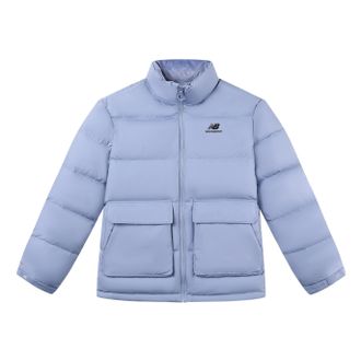 New Balance UNI Active Short Down Jacket Asia Sizing Blue 5PC44683-LBL