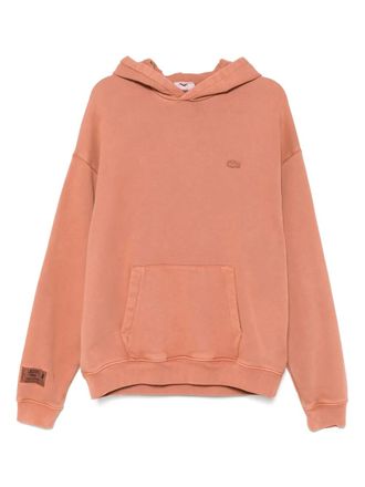 Lacoste Hoodie met logopatch - Roze