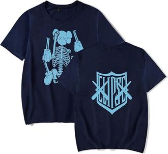 Generic Clipse Let God Sort Em Out T-Shirt, Adult Short Sleeve Tees Crew Neck Casual Unisex Street Style Daily Wear in All Seasons Shirt,Blue,XL