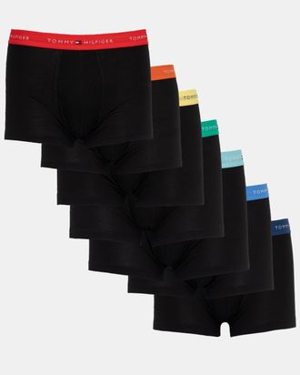 Tommy Hilfiger Mens Trunks in Black Cotton - Size X-Large