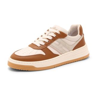 Hogan Sneakers, female, Brown, 4 1/2 UK, H630 Leather Sneaker