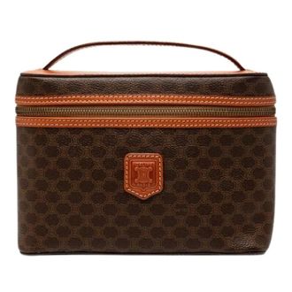 Celine Pre-owned Vanity Bag - Dames - Pre-owned - Bruin - Maat: ONE Size Leer