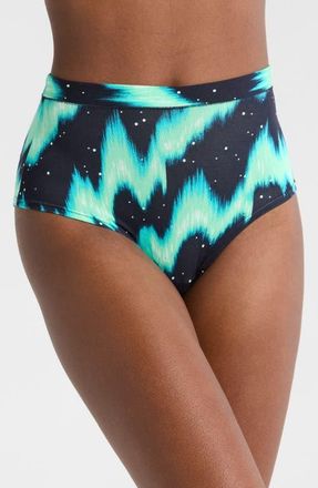 MeUndies FeelFree High Waist Briefs in Northern Lights at Nordstrom, Size X-Small