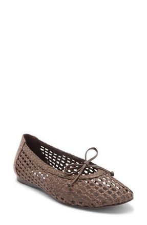 Steve Madden Leelo Woven Flat in Brown at Nordstrom Rack, Size 6.5