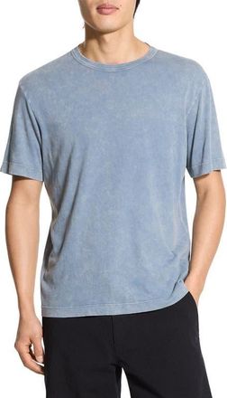 Theory Washed Pima Cotton T-Shirt in Rainstorm at Nordstrom, Size Xx-Large