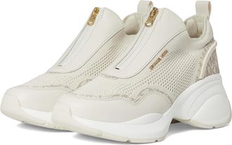 Michael Kors Zuma Slip-On Trainer Womens Shoes Cream : 8.5 M, Synthetic