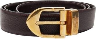 Louis Vuitton Pre-owned Belts, male, Brown, Size: ONE SIZE Pre-owned Vintage Belt