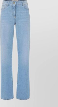 Elisabetta Franchi textured fabric five-pocket trousers