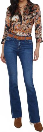 L'agence Ruth High Rise Straight Leg Denim Jean In Desoto