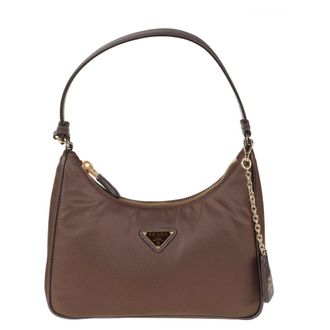 Prada Tassen, Dames, Bruin, ONE Size, Re-Edition 2005 Small Shoulder Bag