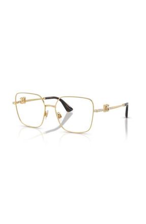 Dolce & Gabbana 56mm Square optical glasses in Gold at Nordstrom