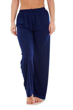 JD Williams WearAll Ladies Women Trouser Elasticated Wide Leg High Waist ITY Regular Pants Black Red Navy M-L