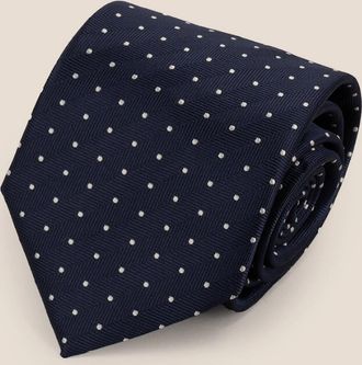 Oswin Hyde Mens Polka Navy