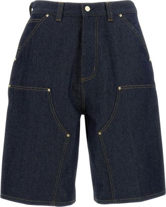 Carhartt Work in Progress Navy Blue Bermuda Shorts