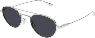 Saint Laurent SL 97 Zonnebril - Dames - Zonnebrillen - Grijs - 51 MM - Nylon - Accessoires