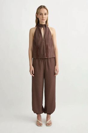 Poss&eacute; Phoebe Top In Chocolate/vanilla