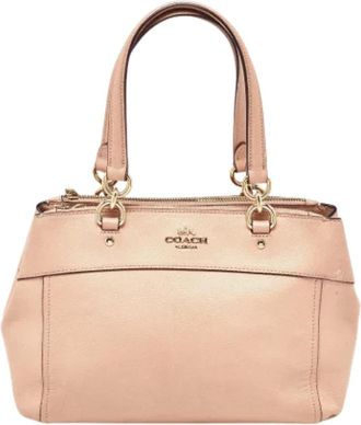 Coach Tweedehands leren handtassen - Dames - Vintage Schoudertas - Oranje - ONE Size - Vintage
