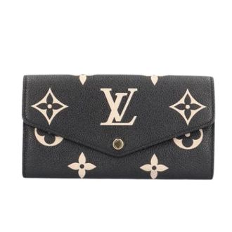 Louis Vuitton Pre-owned Wallets, female, Black, Size: ONE SIZE Pre-owned Empreinte Long Wallet