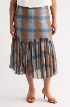 By Design Playa Plaid Maxi Skirt at Nordstrom Rack, Size 2X