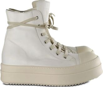 Rick Owens Mega Bumper platform high-top sneakers - men - Rubber/Calf Leather/Calf Leather - 44 - Neutrals