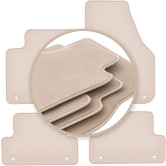 OEM Alfombrillas Premium Beige Para: Volvo V40 Ii Familiar, Cross Country 2012