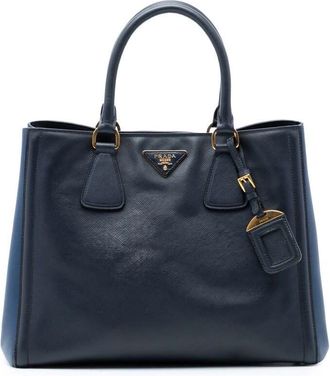 Prada Pre-owned Prada Medium Bicolor Saffiano Lux Galleria Satche Ladies YE8O8EH4BCZ3EK7T