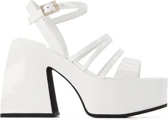 Nodaleto Womens Bulla Chibi Heel White Leather