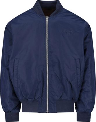 Diesel Blue Brown Reversible W Type-D1 Bomber Jacket