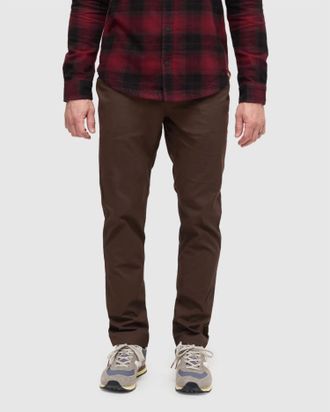 tentree Strathcona Slim Pant In Brown