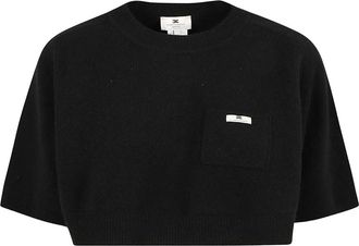 Elisabetta Franchi Truien & Vesten, Dames, Zwart, M, Maglia Tricot