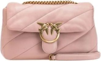 Pinko Pinko, Dames, Tassen, Roze, Maat: ONE Size Katoen