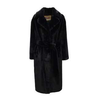 Herno Abrigo de Lana Eco-Piel - Coats - Mujer - Negro - XS