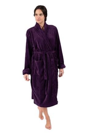 Leveret Womens Fleece Robe in Purple at Nordstrom, Size X-Large