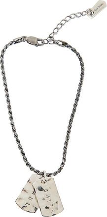Paul Smith Double Tag Armband - Heren - Kettingen - Grijs - ONE Size - Accessoires