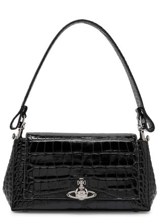 Vivienne Westwood Hazel Medium Leather Shoulder bag - Black - One Size