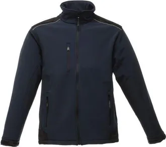 Regatta Sandstorm Hardwearing Workwear Softshell Jacket in Navy And Black at Nordstrom, Size Xxx-Large