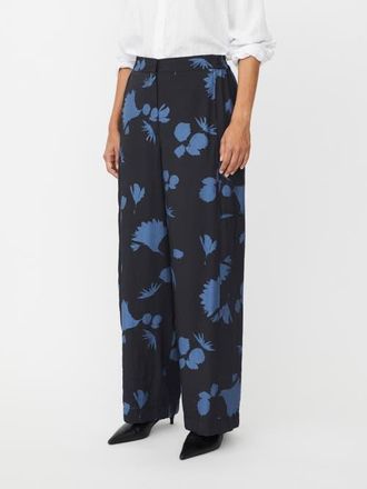 Masai Parwanas Wide Fit Printed Pants in Gray Blue at Nordstrom, Size Xx-Large