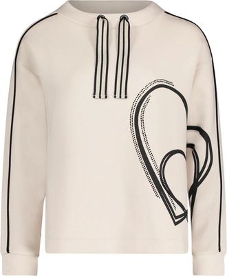 Betty Barclay Hoodies & sweatvesten, Dames, Wit, 4Xl, Sweatshirt