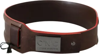 Costume National Dark Brown Genuine Leather Womens Belt