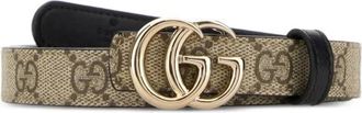 Gucci GG Marmont Reversible Thin Belt - Dames - Riemen - Beige - 95 CM - Leer - Accessoires