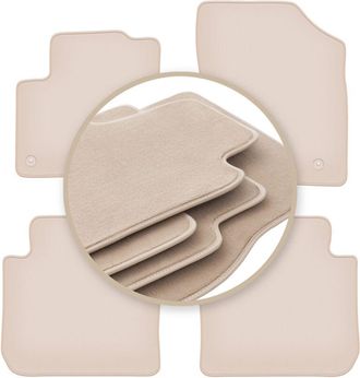 OEM Alfombrillas Beige Premium Para Citro&euml;n C3 Picasso Minivan 2008-2017