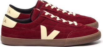 Veja Sneakers, female, Red, 4 UK, Vintage Football Style Eco-Suede Sneaker