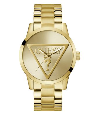 Guess Badge Heren Gouden Horloge GW0782G1