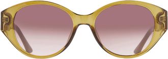 Guess Smoke Gradient Oval Ladies Sunglasses GF6194 96B 53