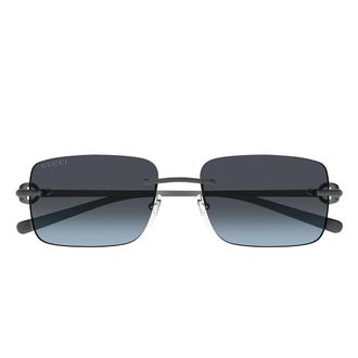Gucci Sunglasses Gg1703 S 006 Ruthenium/Blue Unisex