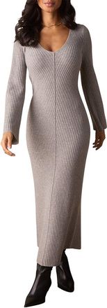 The Normal Brand Collins Knit Wool-Blend Maxi Dress