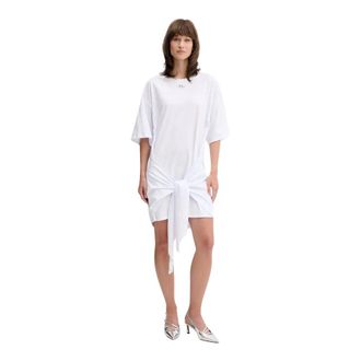 Diesel Kleedjes, Dames, Wit, XS, Shirt Kleedjes